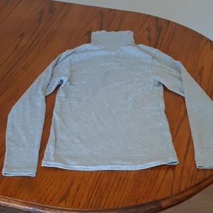 Grey cotton turtleneck